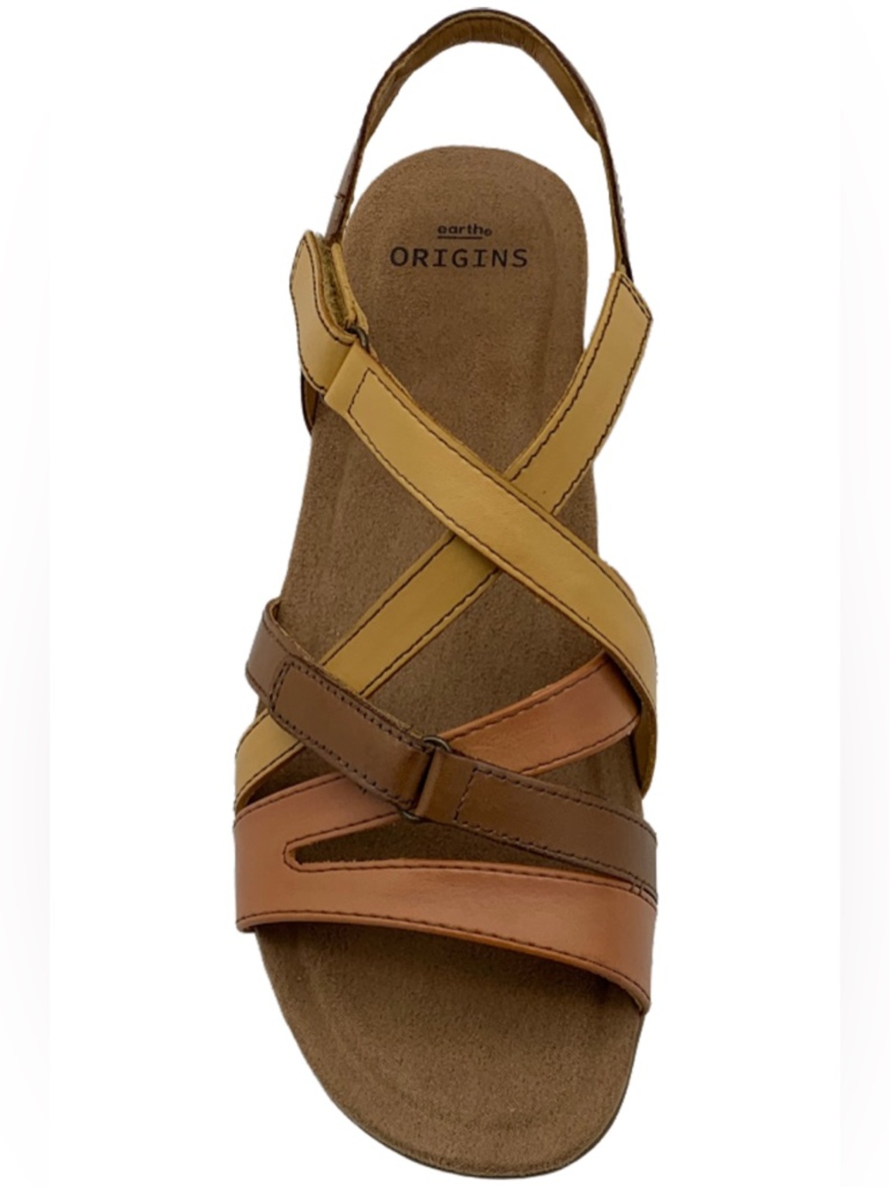 earth Origins Brandi Women's Multicolor Leather Strappy Sandal